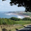 Sandsend on the North Yorkshire coast - looking south towards Whitby