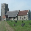 Iken Church a thatched Suffolk church.