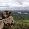 The Roaches, Stafforshire, with Tittersworth reservoir behind
