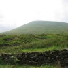 Pendle Hill - the peak from the road near Barley