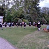 City of Bradford Pipe Band and Dancers at Sewerby Hall, North Yorkshire. July 9th 2006