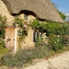 Perfect thatched cottage at the village of Great Tew, Oxon.