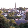 Ross-on-Wye viewed from Vaga Crescent.