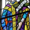 St Helen (stained glass window), St Helen's Church, Abingdon, Oxfordshire.