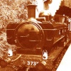 Old Steam Engine Train, Great Western Railway (GWR), Didcot, Oxfordshire. Photo taken in 2003.