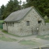 Carpark and Toilets at Hay Tor Widecombe in the Moor, Devon.