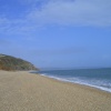 The beach at Hallsands, Devon.