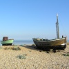 Boats on the beach, Dungeness, Kent