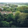 A view of Warwick taken from Warwick Castle, Warwickshire.