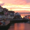 Early evening at Brixham harbour in Devon