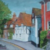 Mill Lane, Godalming - a painting