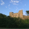A view of the Castle at Barnard Castle, County Durham