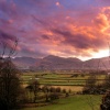 Sunset from Applethwaite, Cumbria