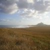 Bamburgh Castle looking south, Northumberland
