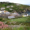 Cadgwith Cove from Praze Gooth.