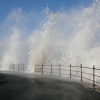 Promenade waves, Hartlepool, County Durham
