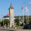 Exmouth clock on prom
