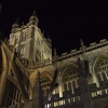 Bath Abbey at night