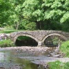 Old bridge at Wycoller hall