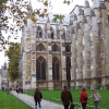 Side view of Westminster Abbey