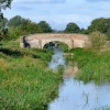 A view along the Pocklington Canal at Melbourne.
