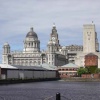 The Liver Building viewed from Albert Dock