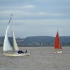 A windy, overcast day on the Humber
