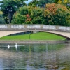 The bridge over the lake at East Park
