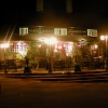 Blackboys Inn at night