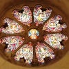 The Temple Church - Stained Glass Rose Window