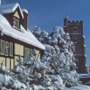 Snow on St. Margarets, Rainham, Kent