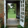 Garden pavillion doorways, Hidcote, Gloucestershire