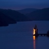 Lake Vyrnwy and Straining Tower at Night