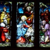 Stained glass window of St. Mary's Church