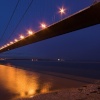 Humber Bridge by night