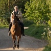 Man riding, Botolph Claydon, Bucks