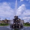 Witley Court and fountain