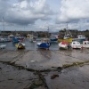 Newquay Harbour tide out