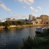 Industrial Chemical Factory from River Weaver near Anderton Boat Lift Aug 09