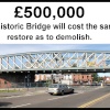 Leicester UK  1879 bridge due for demolition