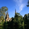 Lichfield Cathedral from Minster Pool