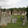 Churchyard and Village