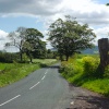 Quiet country lane near Waddington.