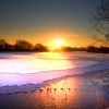 Frozen sunrise