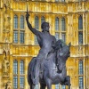 Richard the Lionheart statue, Houses of Parliament