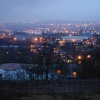 Rainy evening view of Old Hill to Dudley & Rowley