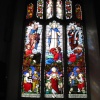 Staind Glass Window in the Church.