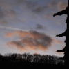 Woodchester Mansion at dusk