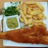 Cod, Chips and Mushy Peas for Cathyml's tour