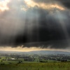 Stormy skies over the Dales